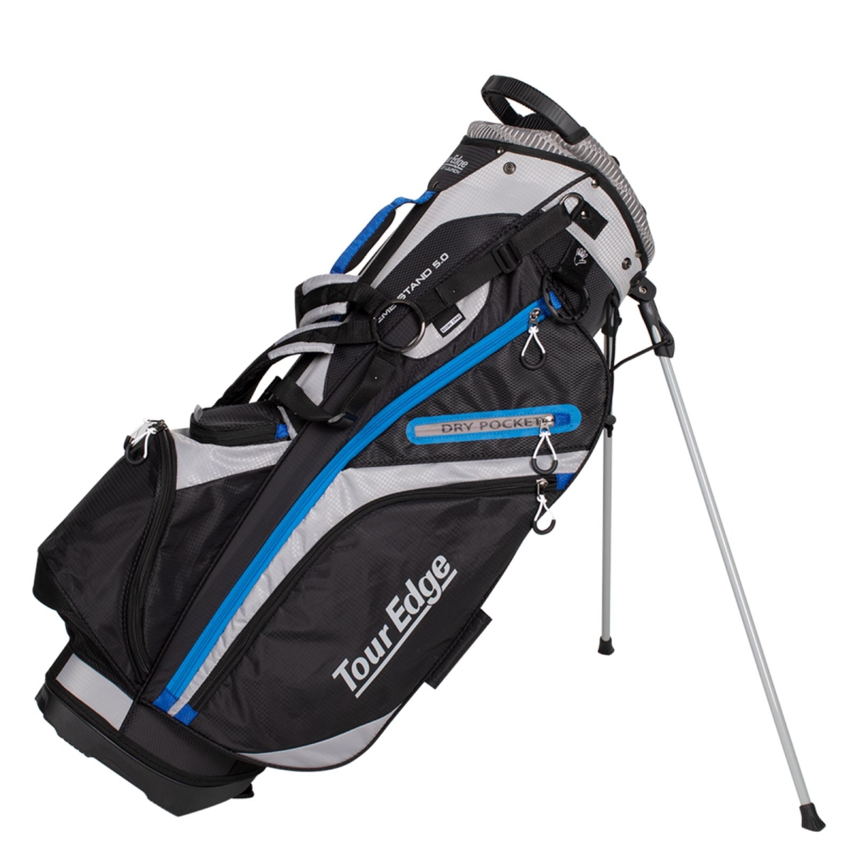 Picture of Tour Edge 1130136 Hot Launch Xtreme Stand 5.0 Bag&#44; Black & Blue