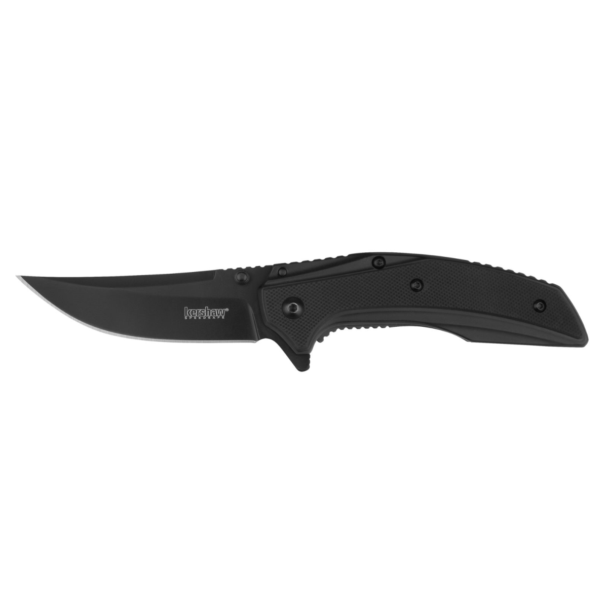 1130835 3 in. Outright Assisted Flipper Knife, Black PVD