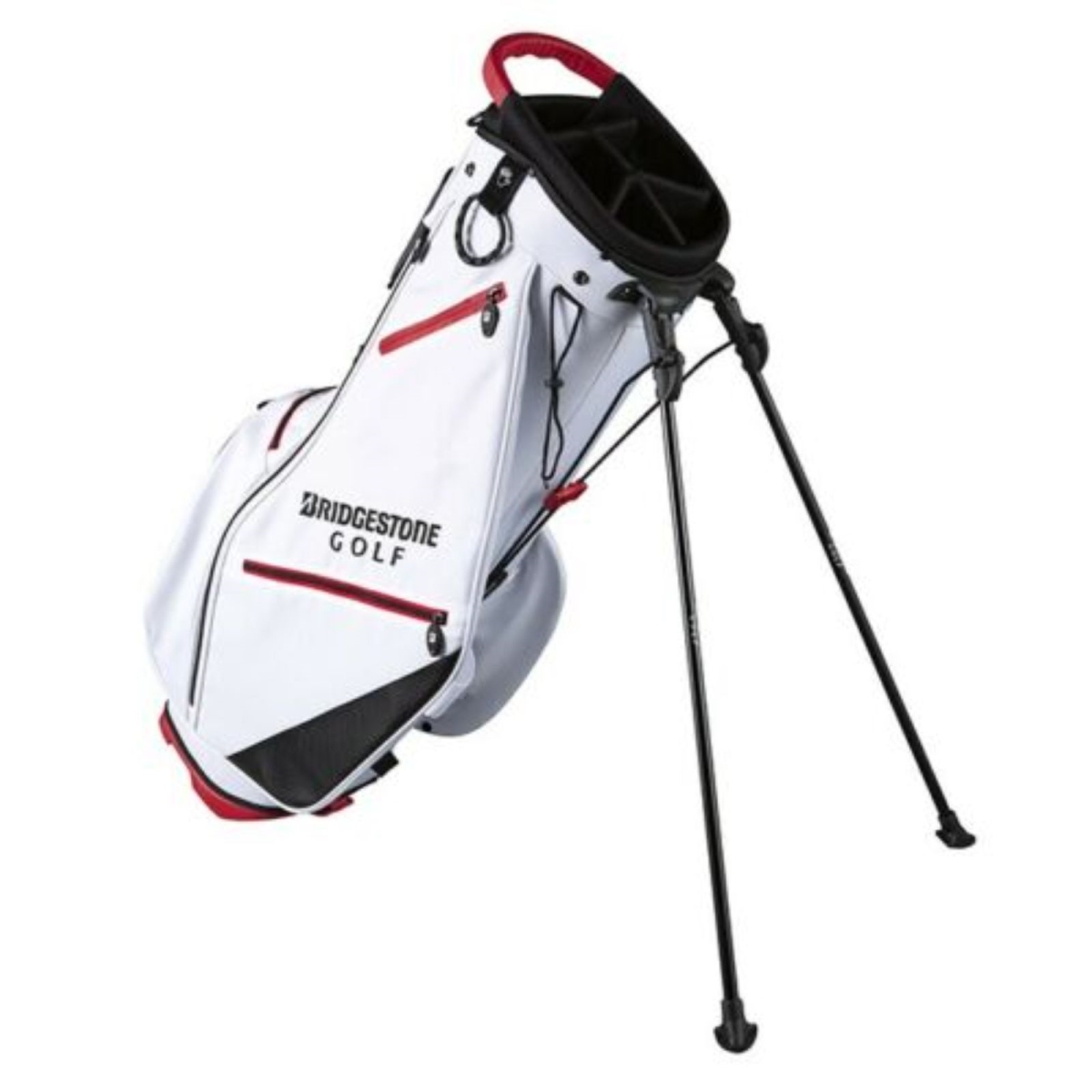 Picture of Bridgestone 1132497 Golf Lightweight Stand Bag&#44; White