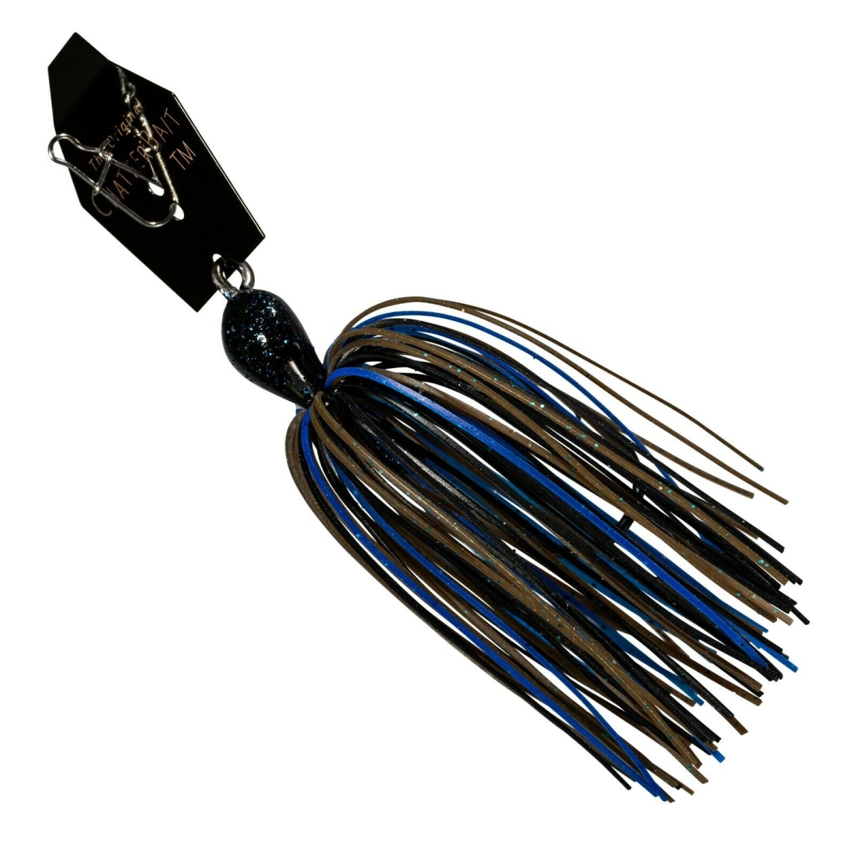 0.625 oz Big Blade Chatterbait, Black Blue Candy