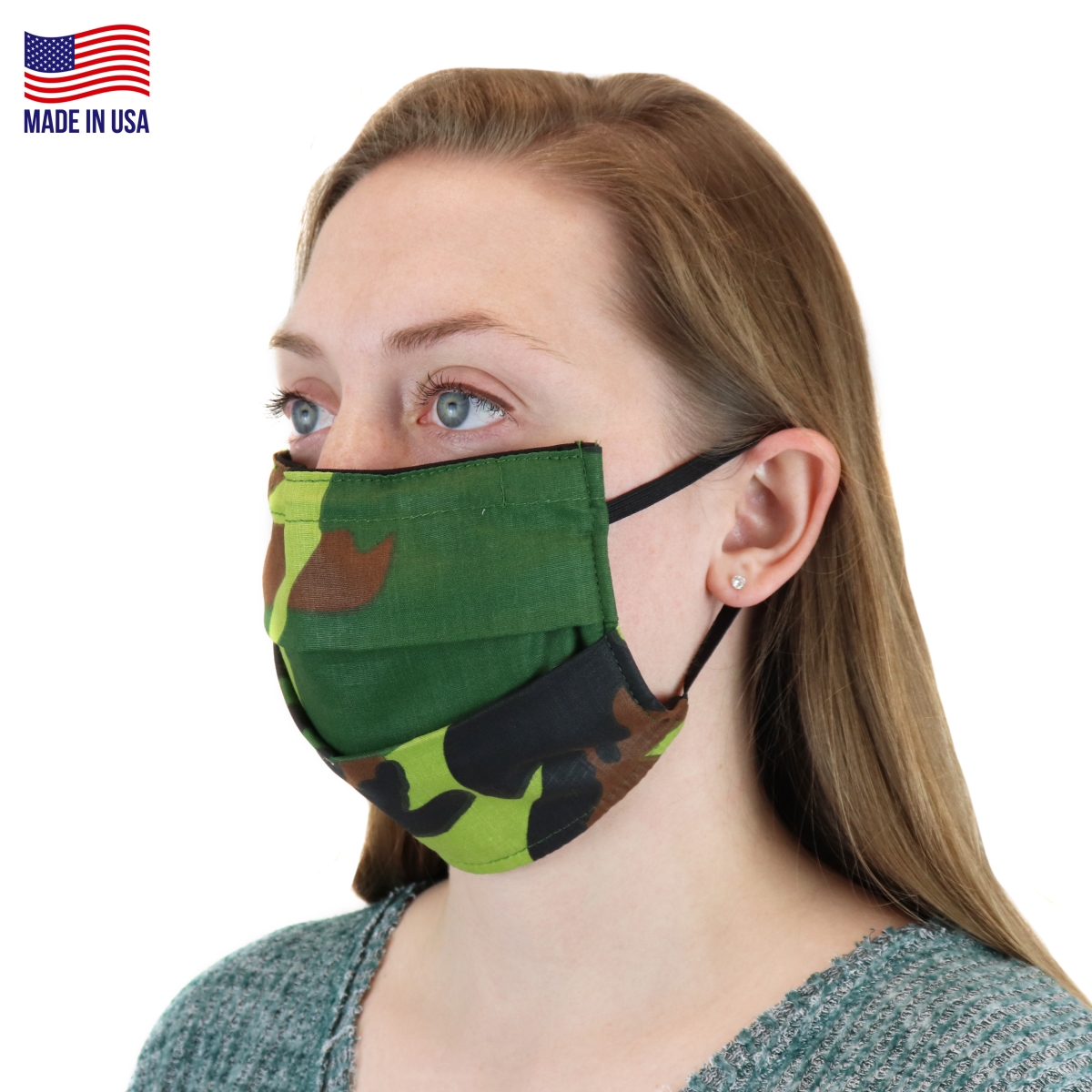 PahaQue 1126466 Personal Protective Lycra Facemask, Camo Black