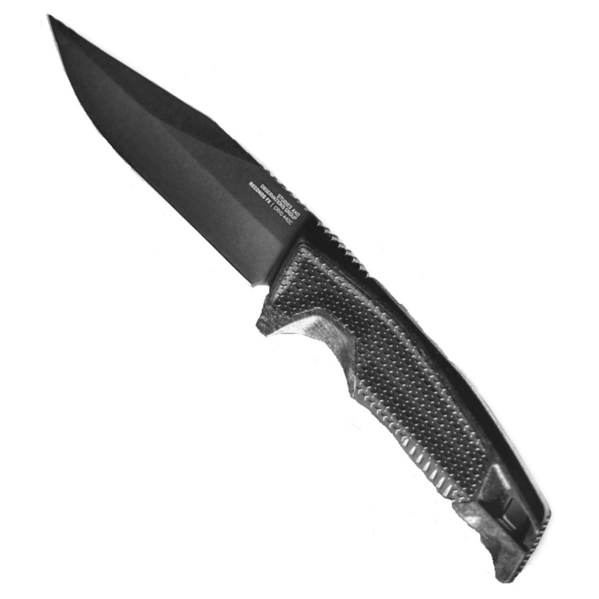 1133912 Recondo FX Straight Edge Knife, Black