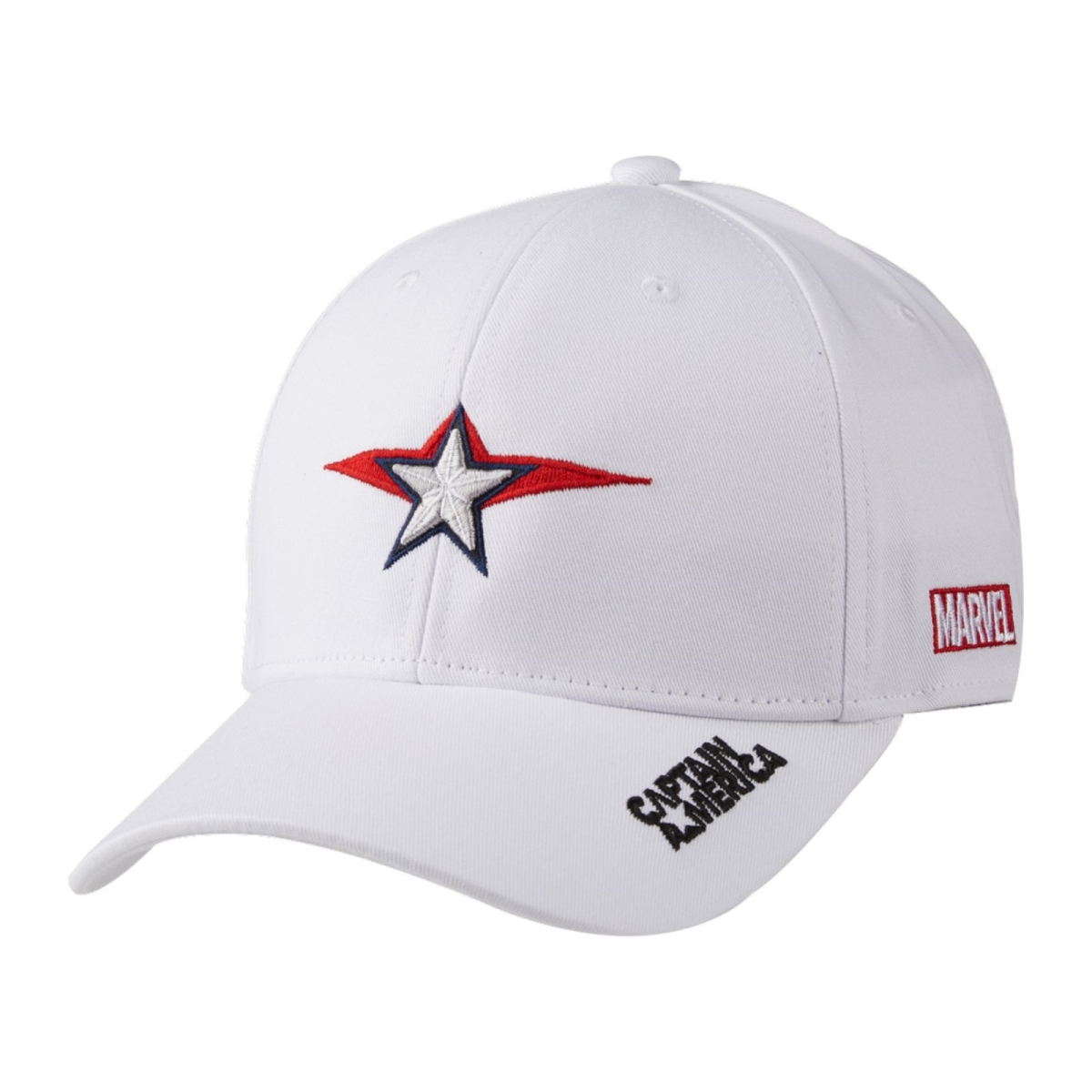 Picture of Volvik 1133416 Marvel Golf Captain American Hat&#44; White