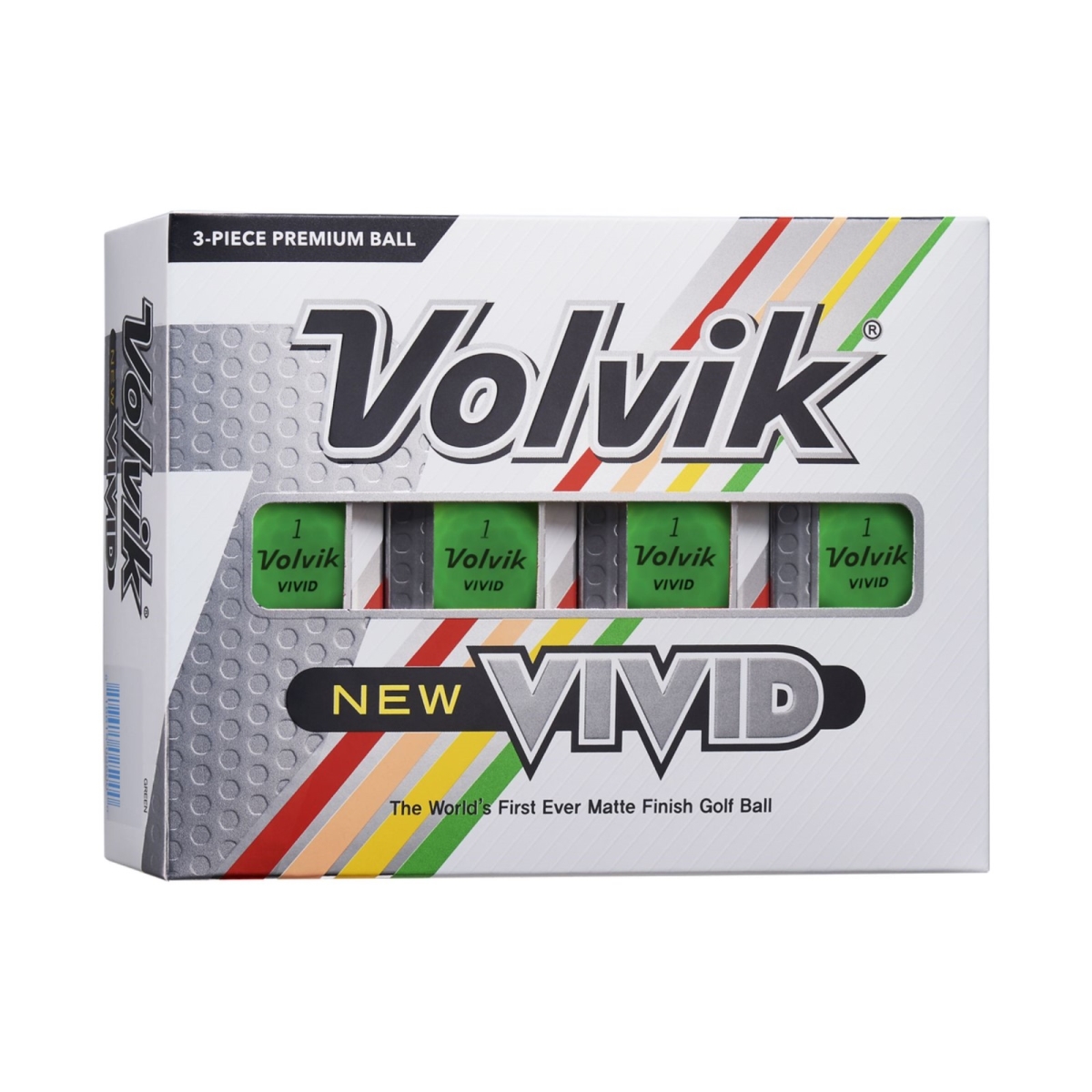 Picture of Volvik 1133385 2022 Vivid Golf Balls&#44; Matte Green - Pack of 12