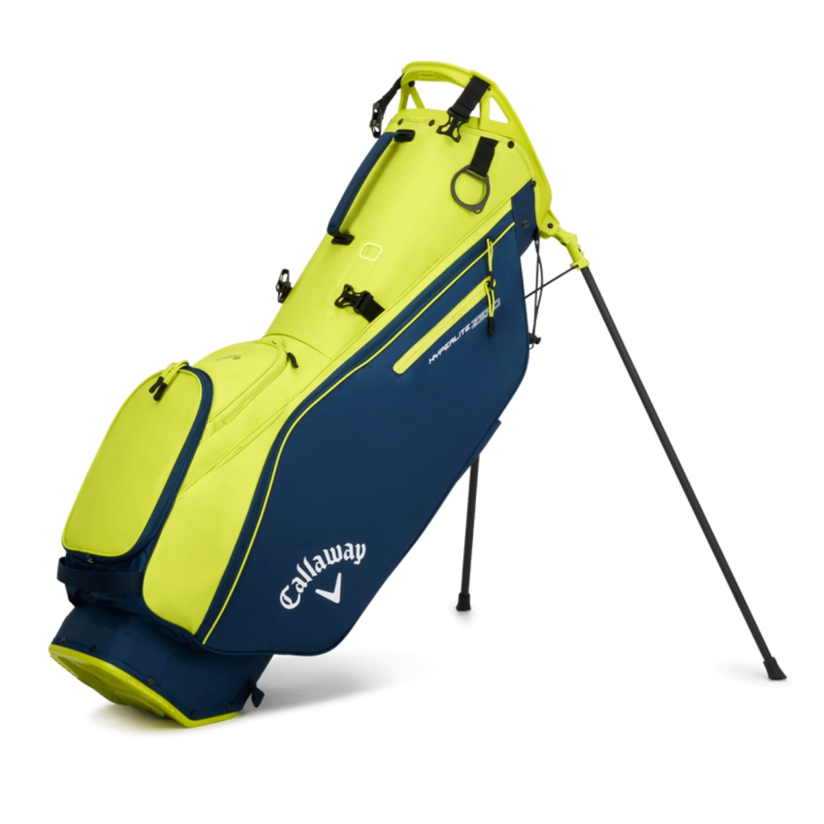 Picture of Callaway 1137161 2023 HL Zero Golf Stand Bag - Fluorescent Yellow & Navy