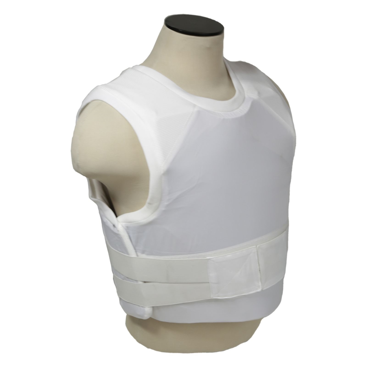 1134743 Concealed Carrier Vest with 2 3A Ball Panels, White - 2XL