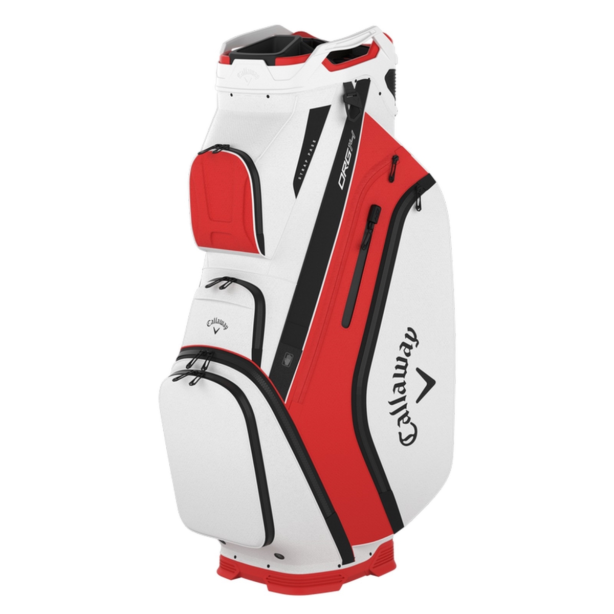 Picture of Callaway 1150247 2024 ORG 14 Golf Cart Bag - White Fire