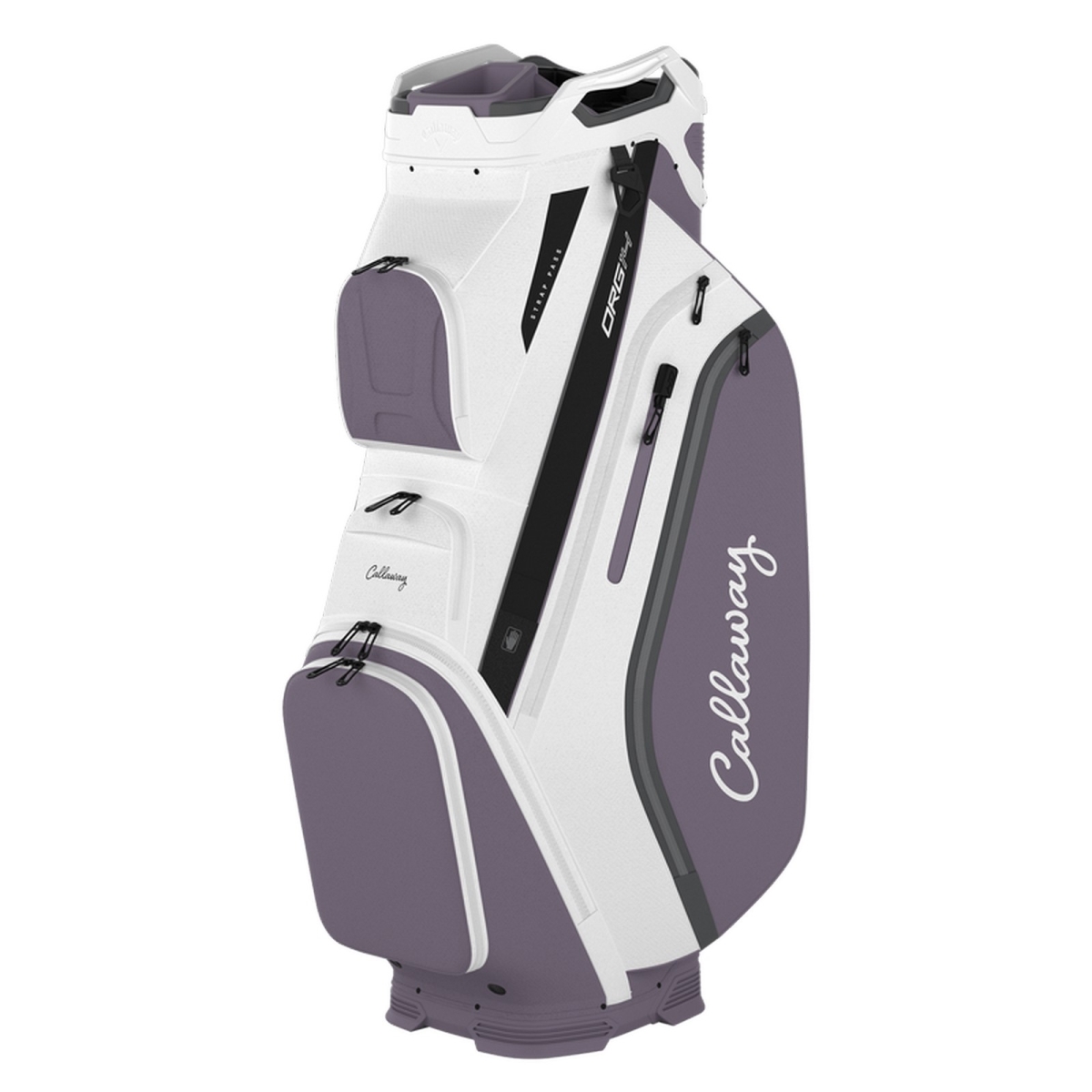 Picture of Callaway 1150248 2024 ORG 14 Golf Cart Bag - White & Violet