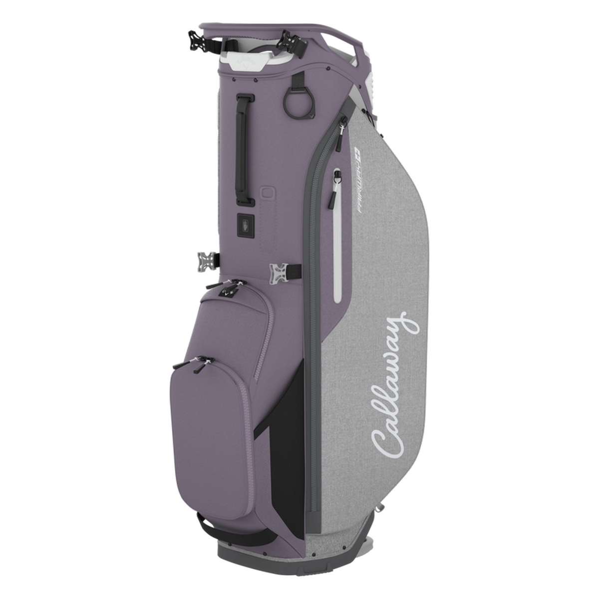 Picture of Callaway 1150231 2024 Fairway Plus Golf Stand Bag - Violet & Silver