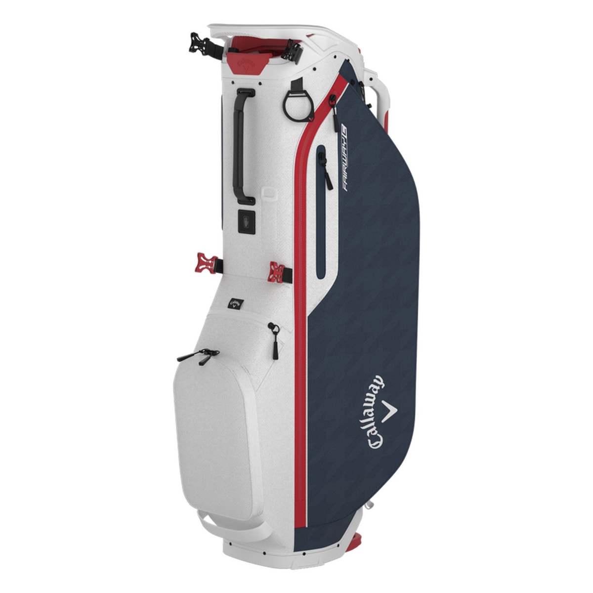 Picture of Callaway 1150236 2024 Fairway C Golf Stand Bag - White&#44; Navy & Red