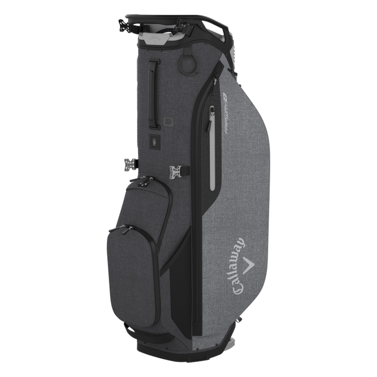 Picture of Callaway 1150230 2024 Fairway Plus Golf Stand Bag - Black Charcoal