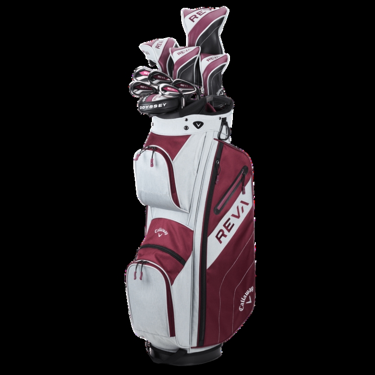 Picture of Callaway Golf 1150568 Womens Reva Golf Set with Cart Bag&#44; Eggplant - 11 Piece