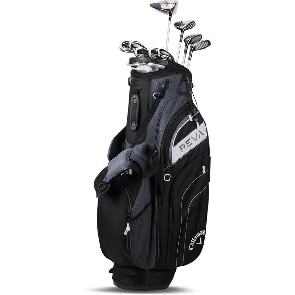 Picture of Callaway Golf 1150566 Womens Reva Golf Set with Stand Bag&#44; Black - 11 Piece