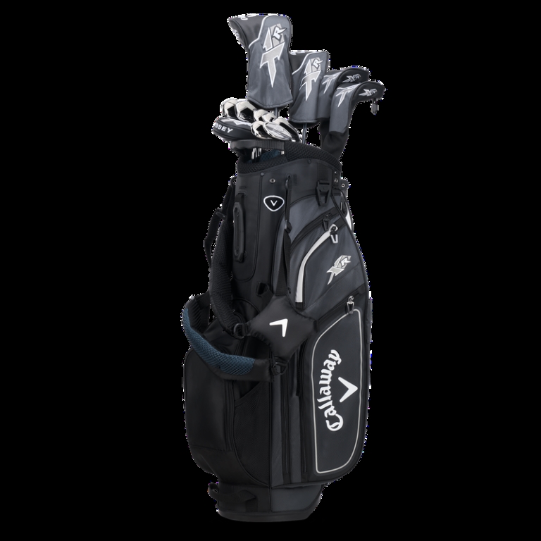 Picture of Callaway Golf 1150562 5 ft. 6 in. to 6 ft. 1 in. Mens Complete Golf Set with Graphite Woods & Steel Irons&#44; Black & Silver