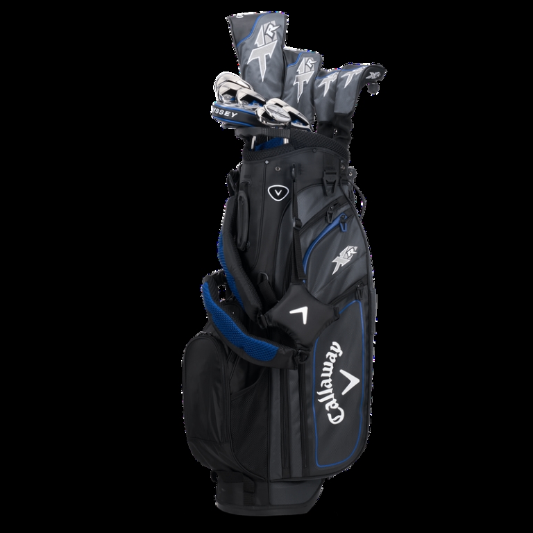 Picture of Callaway Golf 1150563 5 ft. 6 in. to 6 ft. 1 in. Mens Complete Golf Set - Graphite Woods & Steel Irons&#44; Blue & Silver