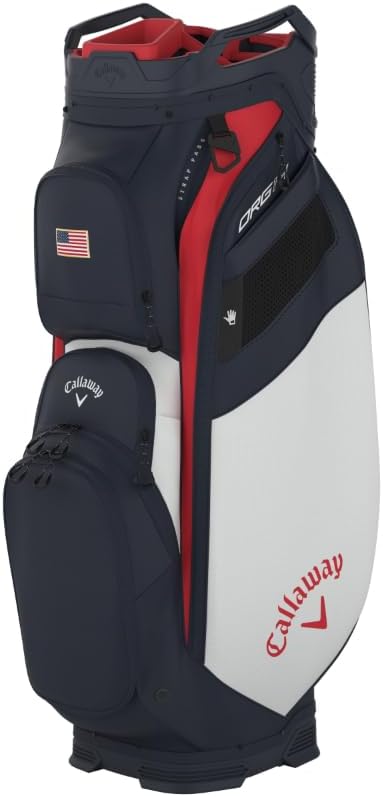 Picture of Callaway Golf 1150552 ORG 14 Cart Bag&#44; Navy&#44; White & Red