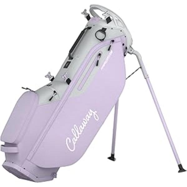 Picture of Callaway Golf 1150542 Fairway C Stand Bag&#44; Silver & Orchid-Petal