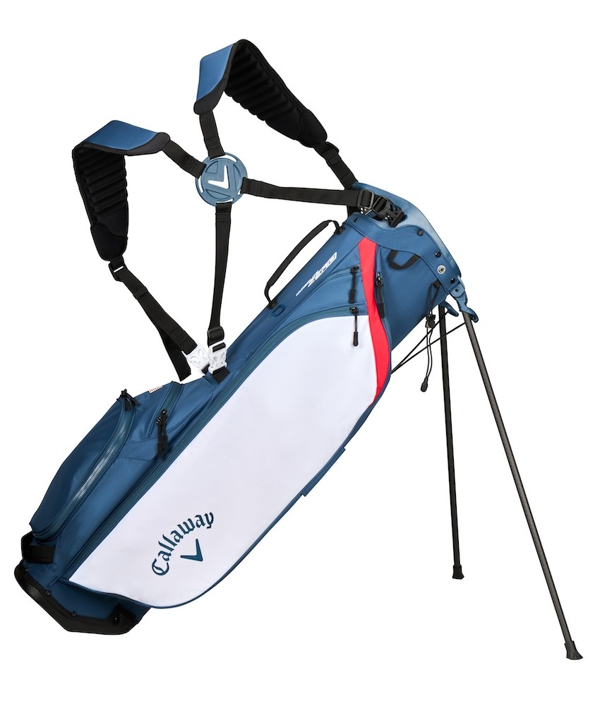 Picture of Callaway Golf 1150548 Hyperlite Zero Stand Bag&#44; White & Deep Sea