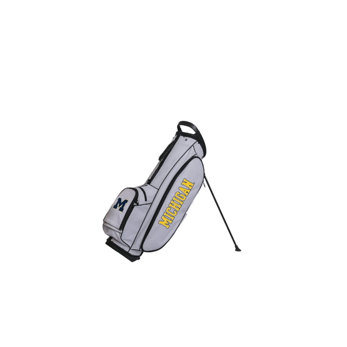 1150591 Michigan State University NCAA Golf Stand Bag, Gray & Navy