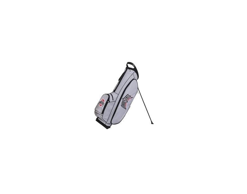 1150592 Ohio State University NCAA Golf Stand Bag, Gray & Red