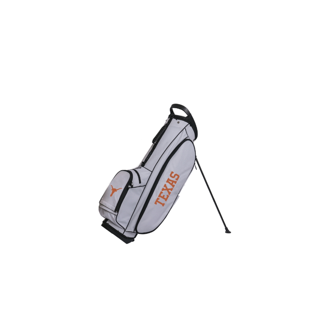 1150593 Texas State University NCAA Golf Stand Bag, Gray & Orange