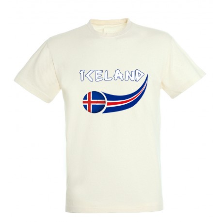 Picture of Supportershop ICWH-4 Iceland T-Shirt for Junior - White, 4 Years