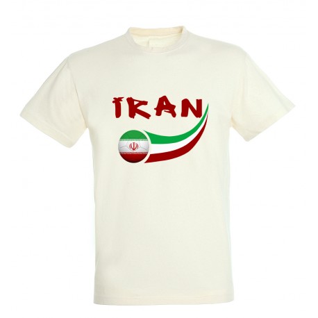 Picture of Supportershop IRWH-10 Iran T-Shirt for Junior - White, 10 Years