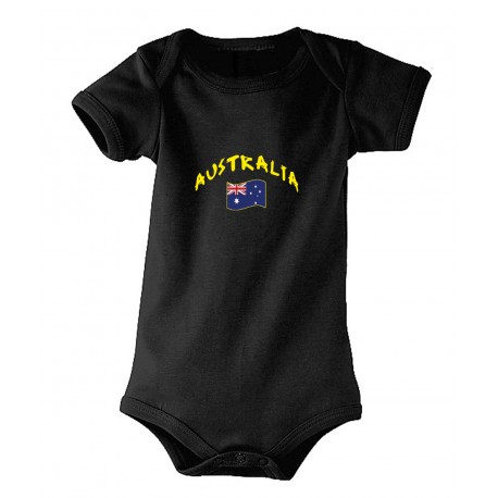 Picture of Supportershop AUSBBBK-6 Australia Soccer Infant Bodysuit, 6-12 Months