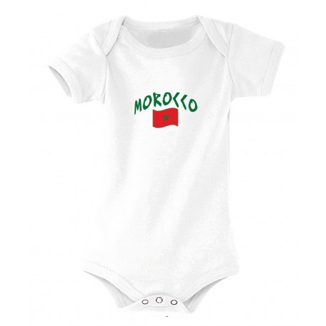 MORBBWH-6 Morocco Soccer Infant Bodysuit, 6-12 Months -  Supportershop