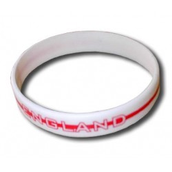 Picture of Supportershop ENBRA England Silicone Bracelet - White