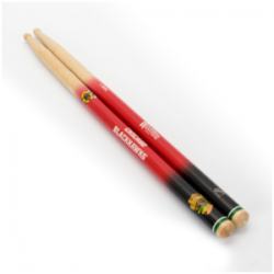 Sports Vault DSNHL07 Chicago Blackhawks Drum Sticks