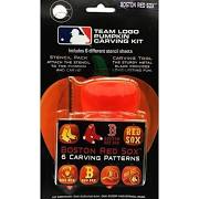 Picture of Sports Vault CSMLB04 Boston Red Sox Carving Set 2 piece Case