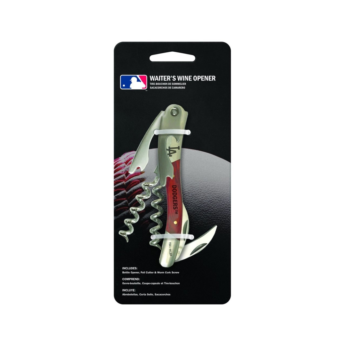 Picture of Sports Vault WOMLB14 MLB Wine Opener - Los Angeles Dodgers