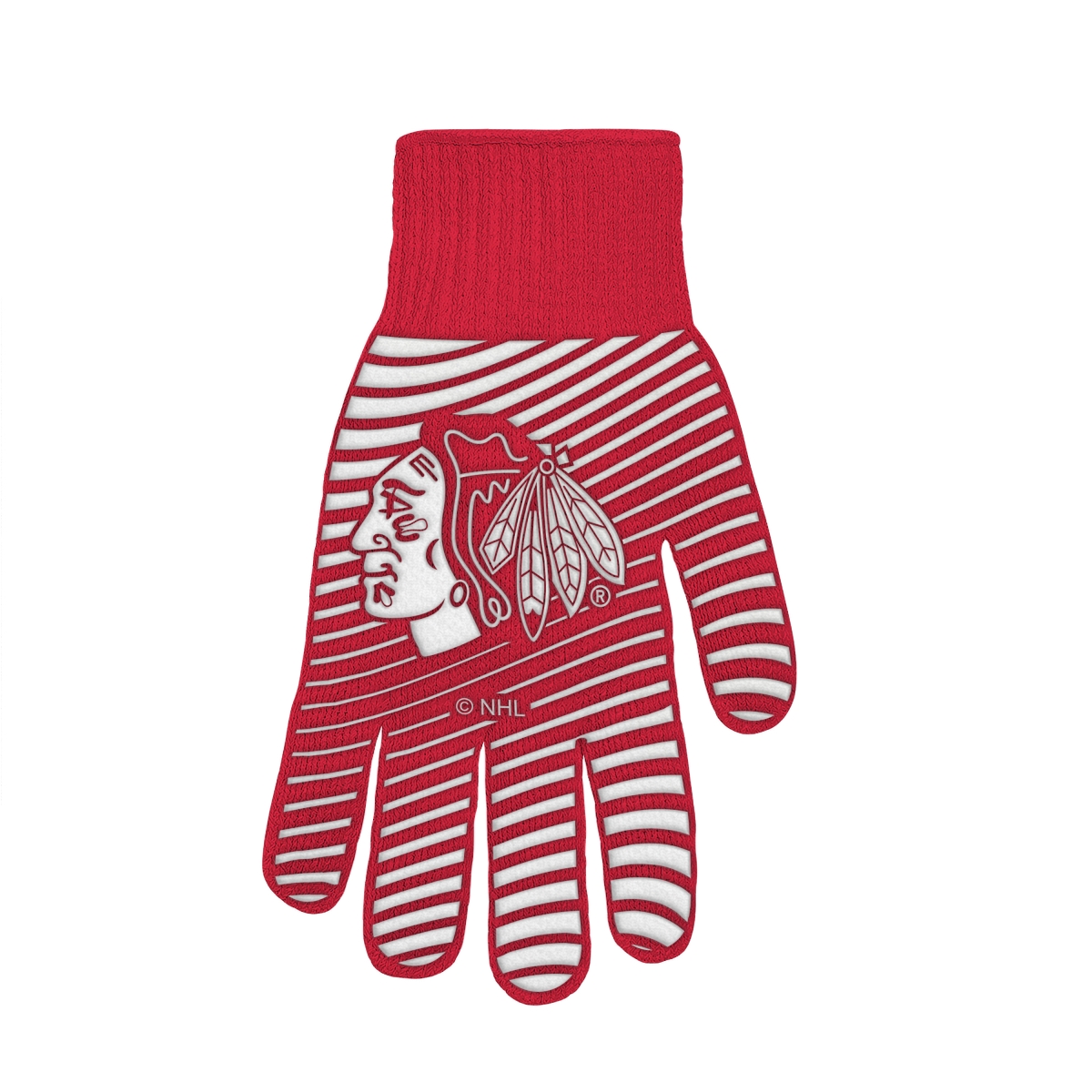 Chicago Blackhawks BBQ Gloves, Red