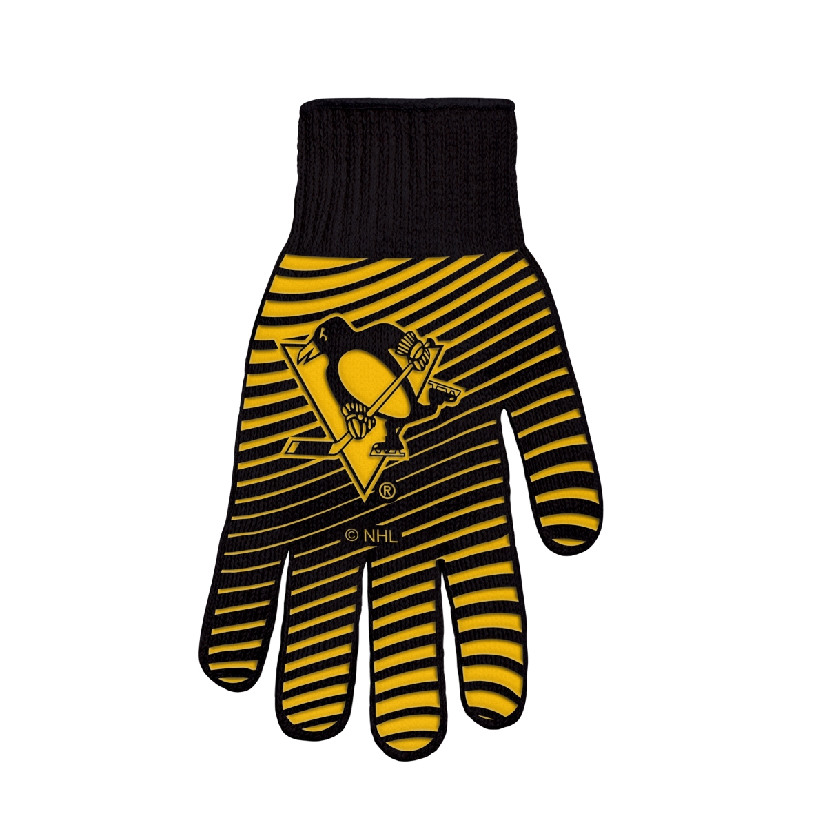 Pittsburgh Penguins BBQ Gloves, Yellow