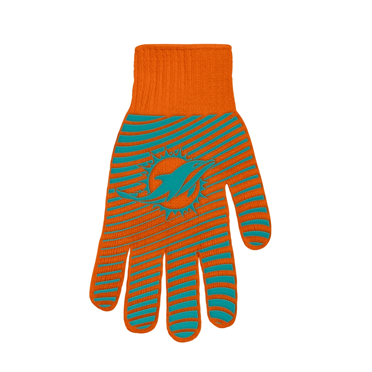BGNFL1701 Miami Dolphins BBQ Gloves, Orange