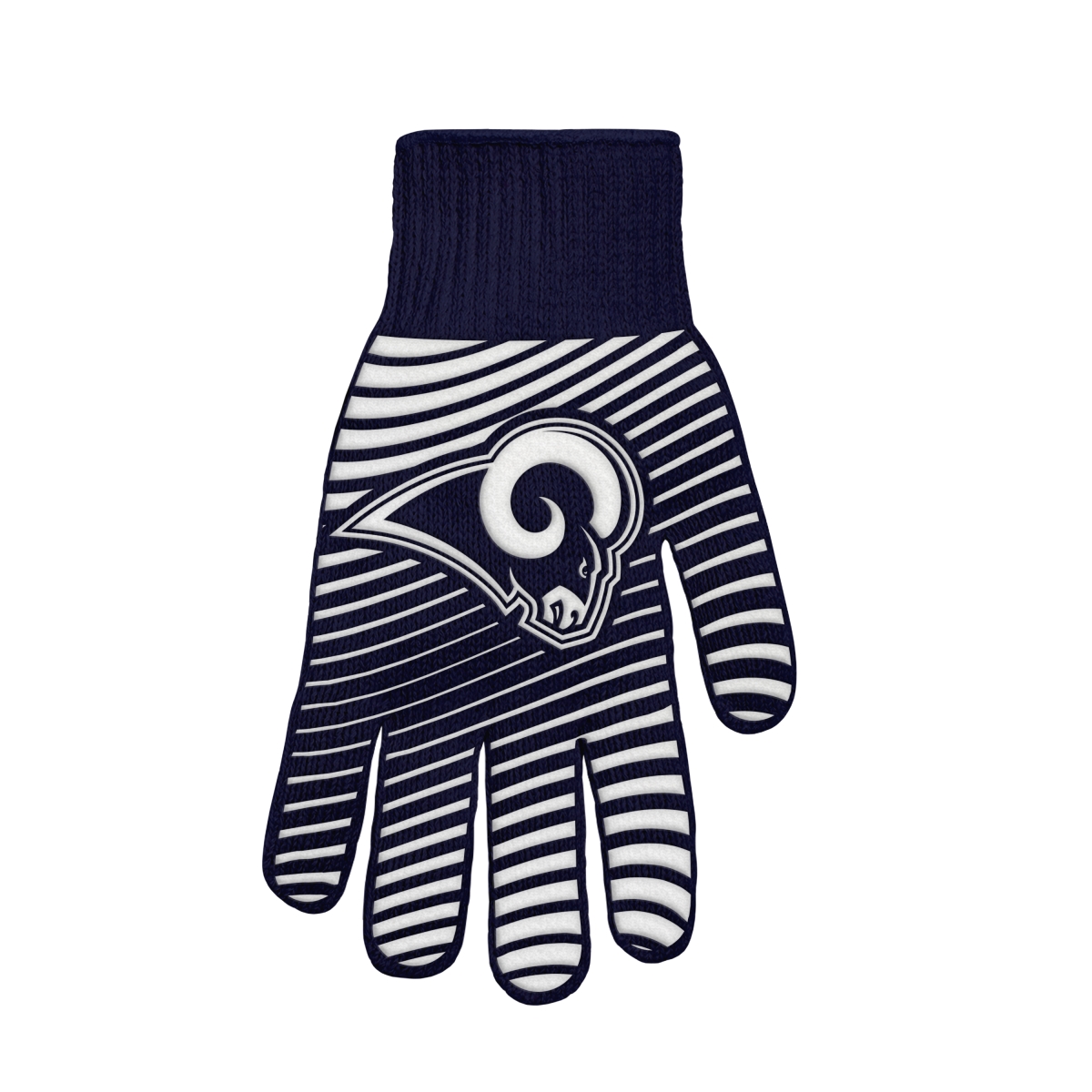 BGNFL2601 Los Angeles Rams BBQ Gloves, Blue