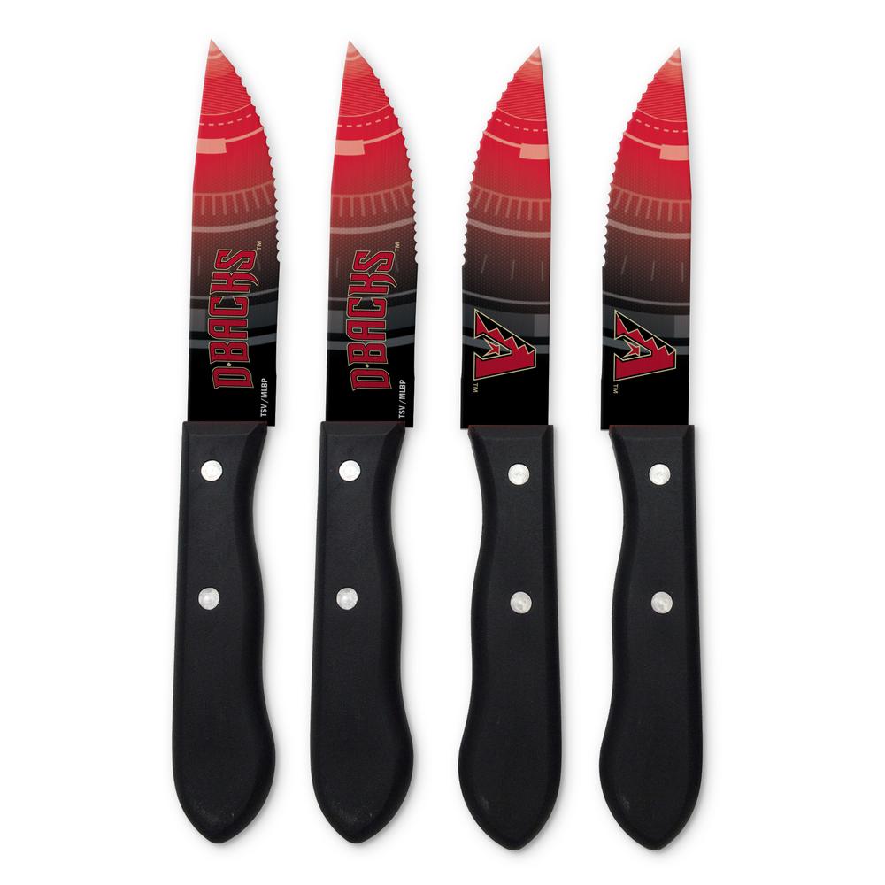 Picture of TSV Home SKMLB01 MLB Arizona Diamonbacks Steak Knives&#44; Red