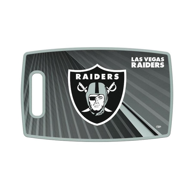 NFL Las Vegas Raiders Large Cutting Board, Black