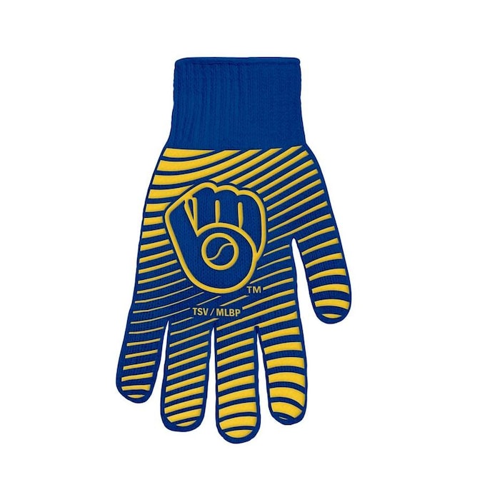 Picture of TSV Home BGMLB1601 MLB Milwaukee Brewers BBQ Glove&#44; Blue