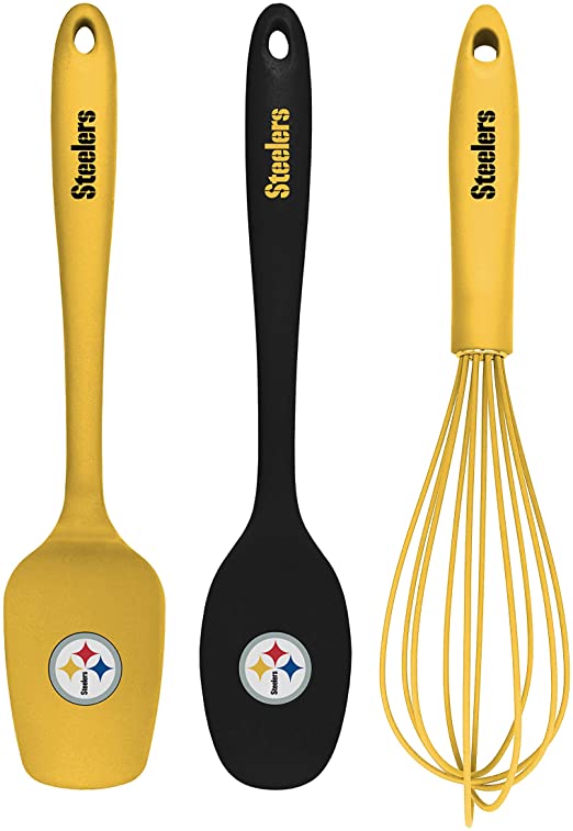 Picture of Collection KUSNFL2501 NFL Pittsburgh Steelers Kitchen Utensil Set - 3 Piece