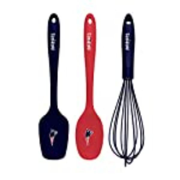 Picture of Collection KUSNFL1901 NFL New England Patriots Kitchen Utensil Set - 3 Piece