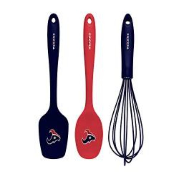 Picture of Collection KUSNFL1301 NFL Houston Texans Kitchen Utensil Set - 3 Piece
