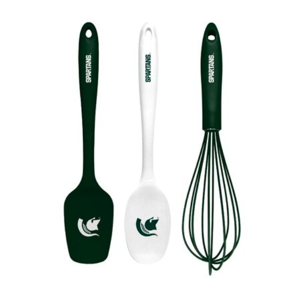 Picture of Collection KUSMSU1101 NCAA Michigan State Spartans Kitchen Utensil Set - 3 Piece