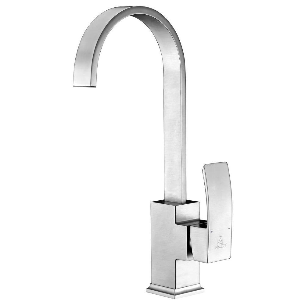 Picture of Anzzi KF-AZ035BN Opus Series Single Handle Kitchen Faucet in Brushed Nickel