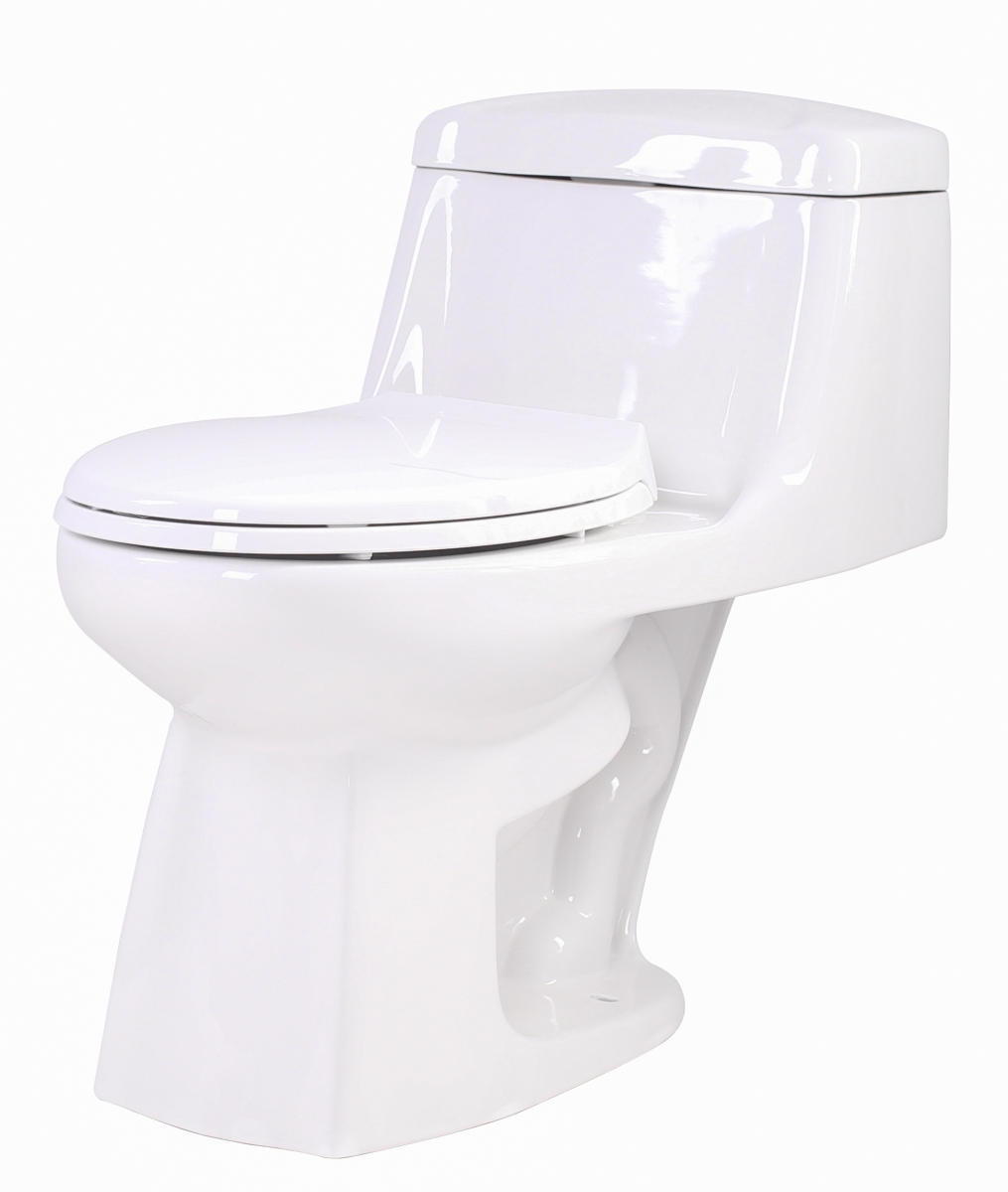 Picture of Anzzi T1-AZ061 Templar 1.28 GPF Single Flush Elongated Toilet in White