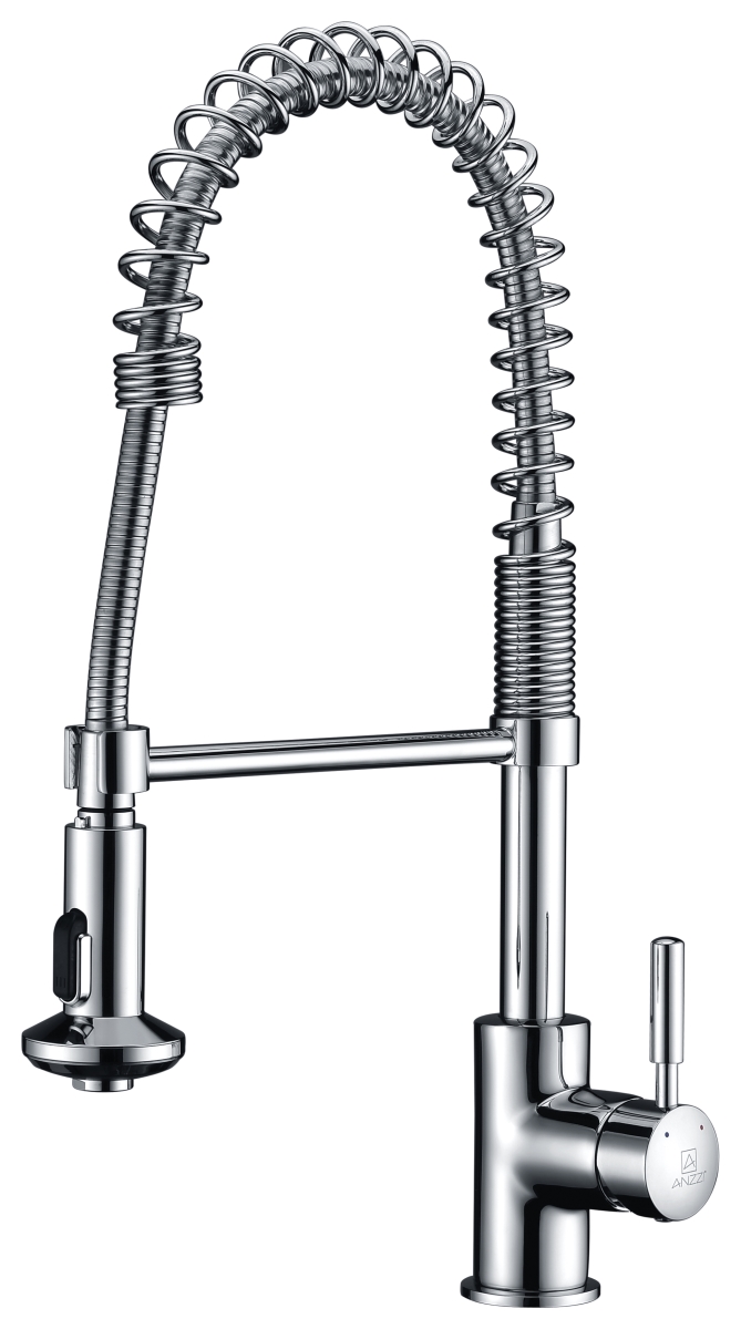 Picture of Anzzi KF-AZ1673CH Eclipse Single Handle Pull-Down Sprayer Kitchen Faucet in Polished Chrome