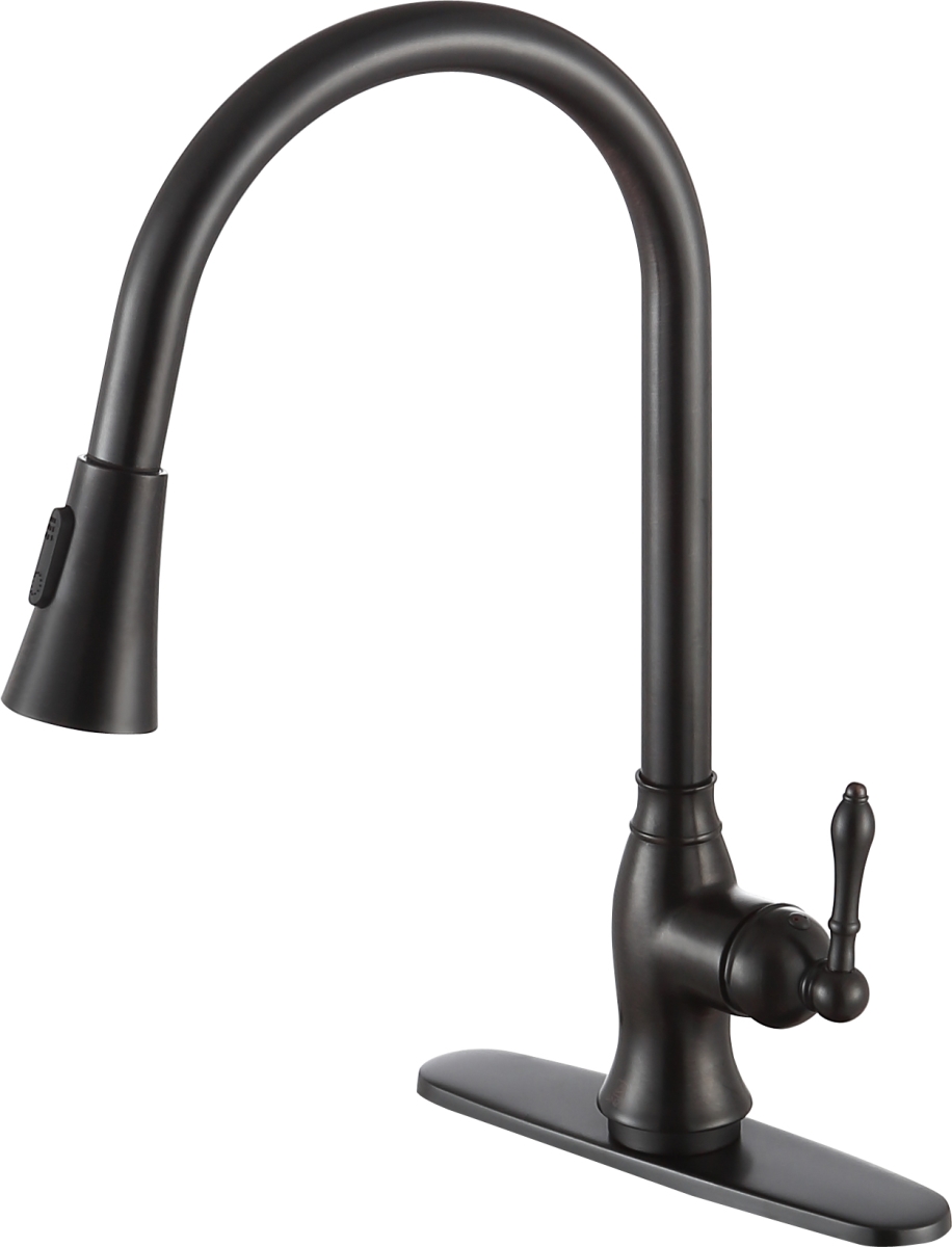 Picture of Anzzi KF-AZ214ORB Rodeo Single-Handle Pull-Out Sprayer Kitchen Faucet&#44; Oil Rubbed Bronze - 17.6 x 11.22 x 4.65 in.