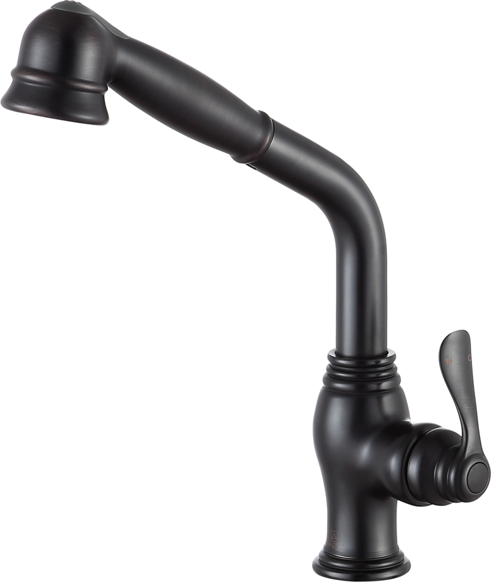 Picture of Anzzi KF-AZ203ORB Del Moro Single-Handle Pull-Out Sprayer Kitchen Faucet&#44; Oil Rubbed Bronze - 13.66 x 10.24 x 4.74 in.