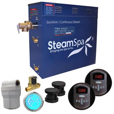 Picture of SteamSpa RY1050OB-A 10.5 kW Royal QuickStart Acu-Steam Bath Generator Pack with Built-in Auto Drain, Oil Rubbed Bronze